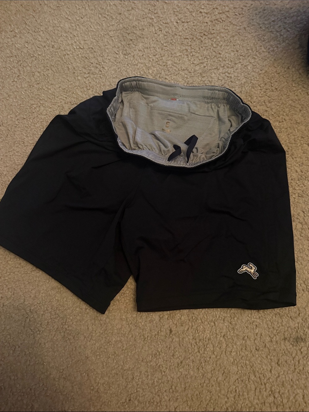 Tracksmith Black Men's Session Shorts with Inner Liner